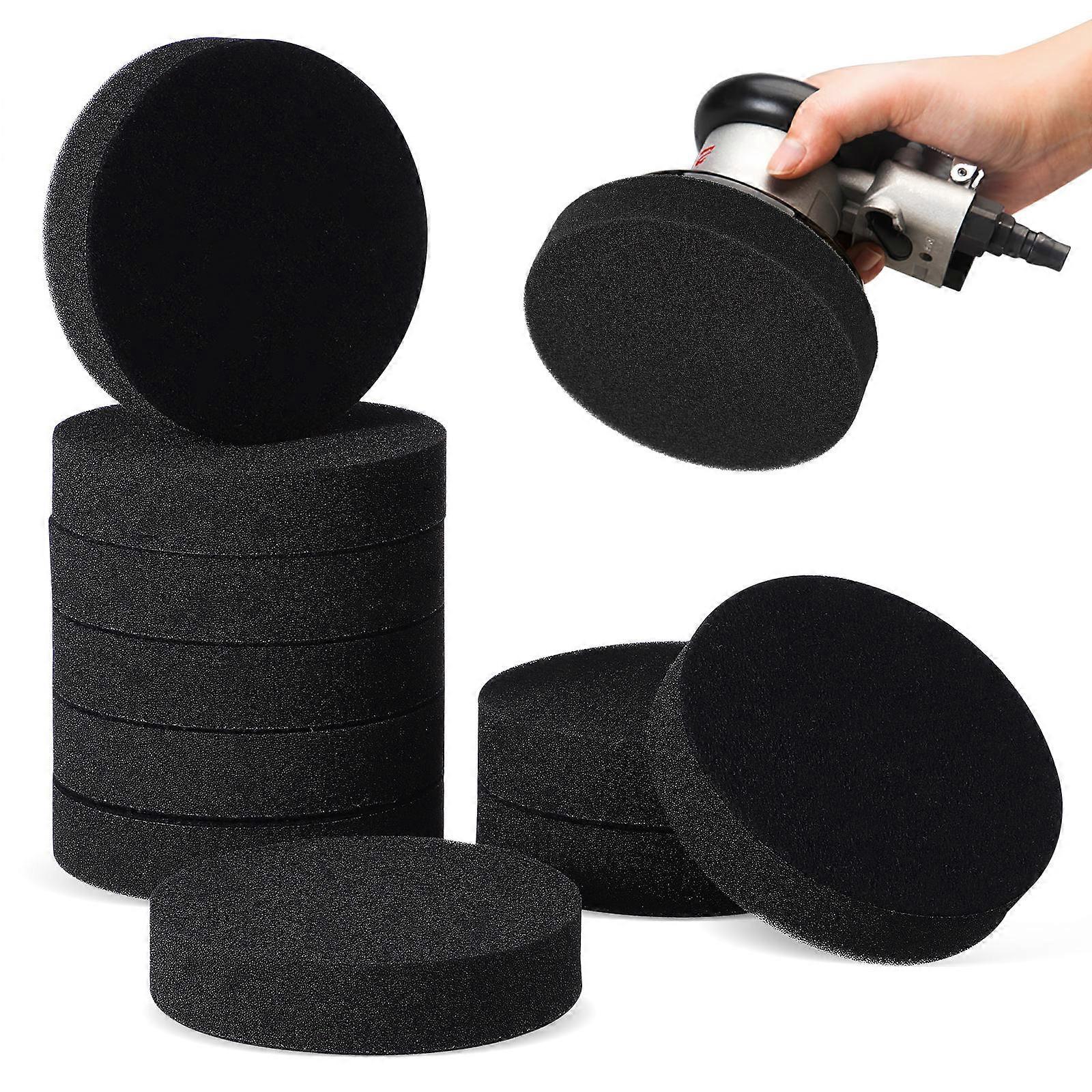 Black Sponge Buffing Pads for Sanding Use Soft High Density 10Pcs