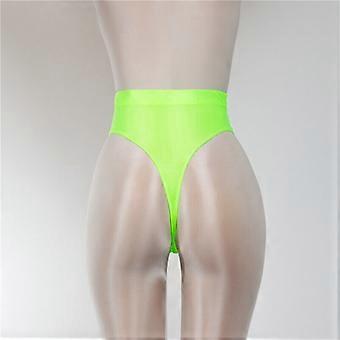 Womens Mens Shiny Satin Glossy Wet Look Panties Thong G-string Hipster Underwear