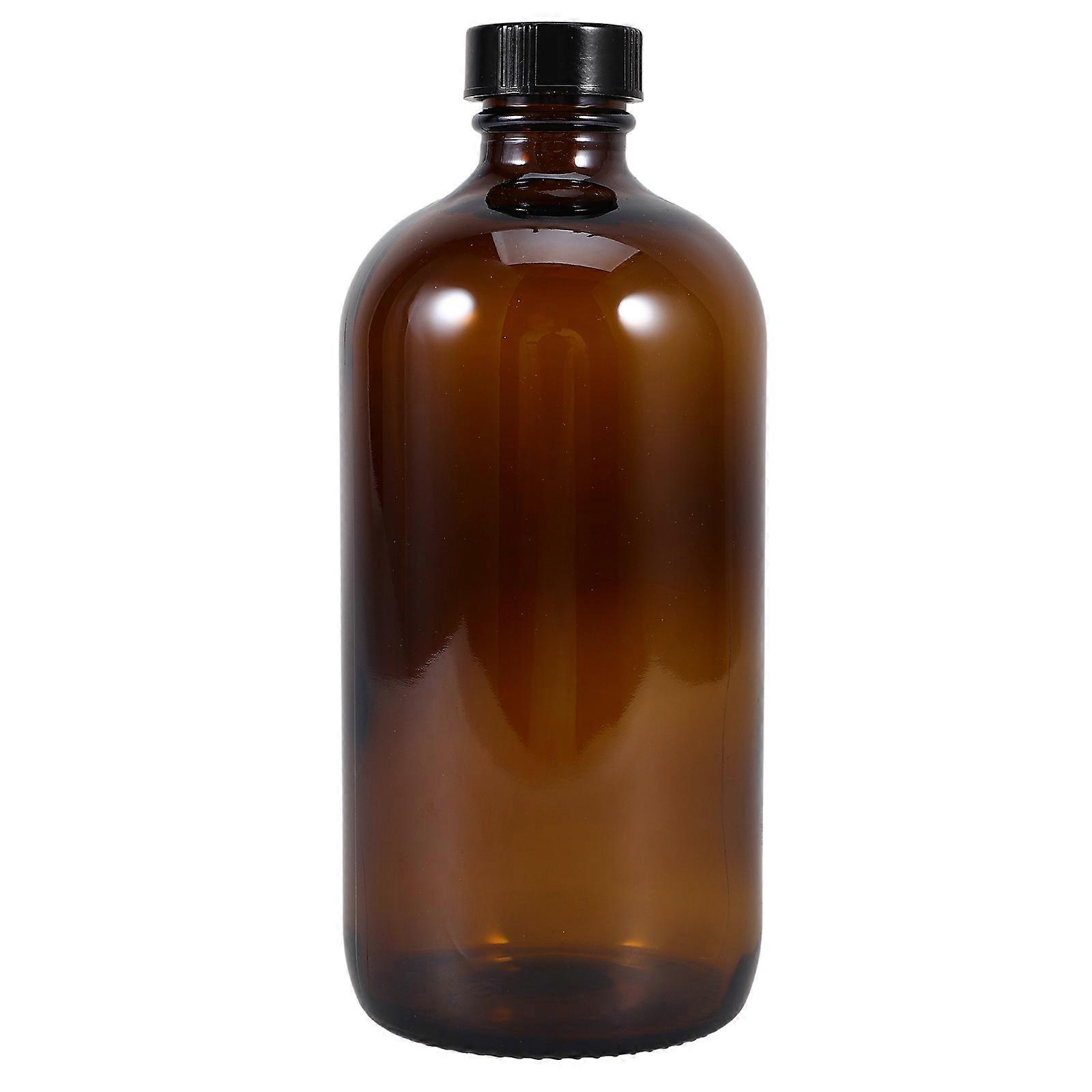 Glass Bottle Lab Chemicals Bottle Refillable Container Brown Color 500Ml