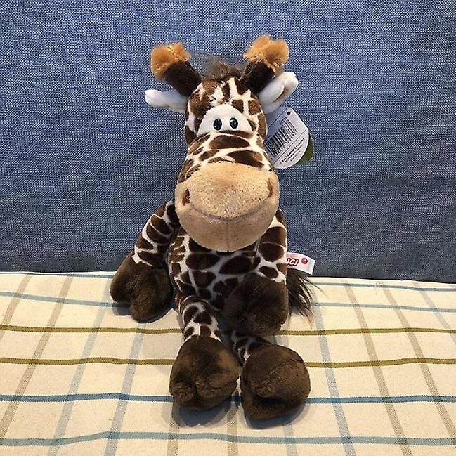Soft Stuffed Brown Giraffe Plush Toy (25cm)