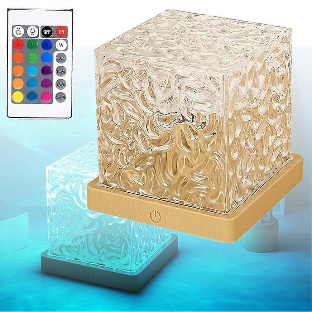 Aurora Borealis Night Light Projector with Galaxy Ocean Wave, 16 Colors, Rechargeable, Remote Control