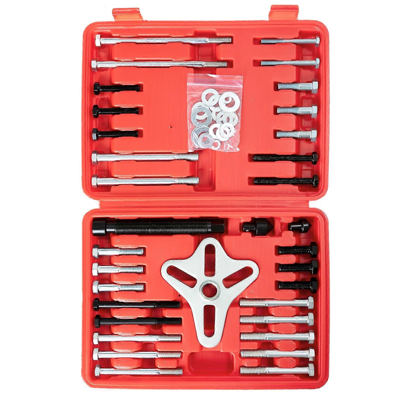 Harmonic Balancer Puller Kit 46pcs Steering Wheel Puller Set for Crankshaft Pulley Removal