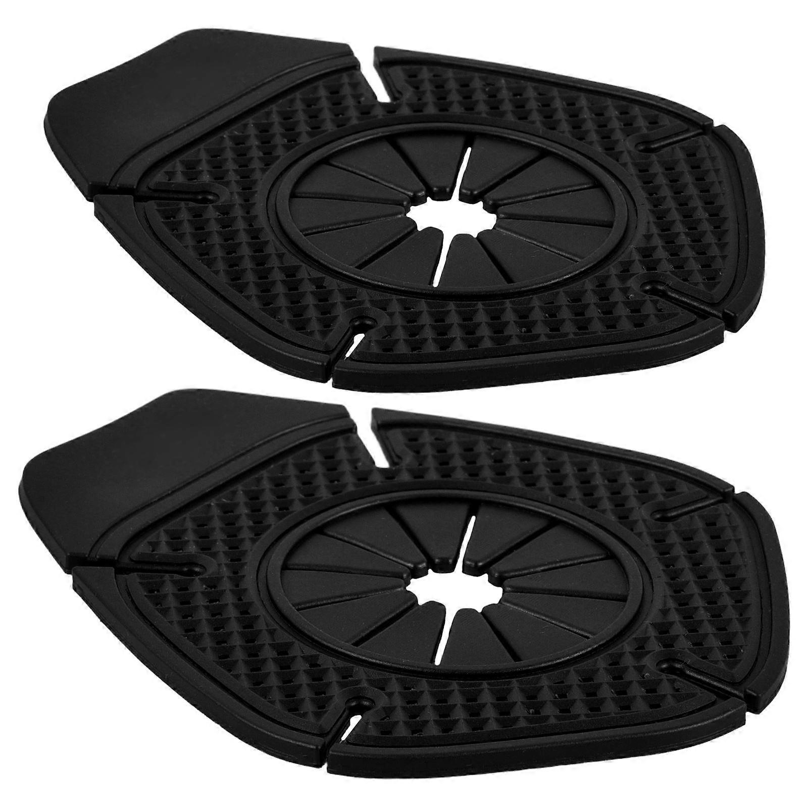 Car Windshield Wiper Arm Hole Protector for Protection 1Pair Silicone Black