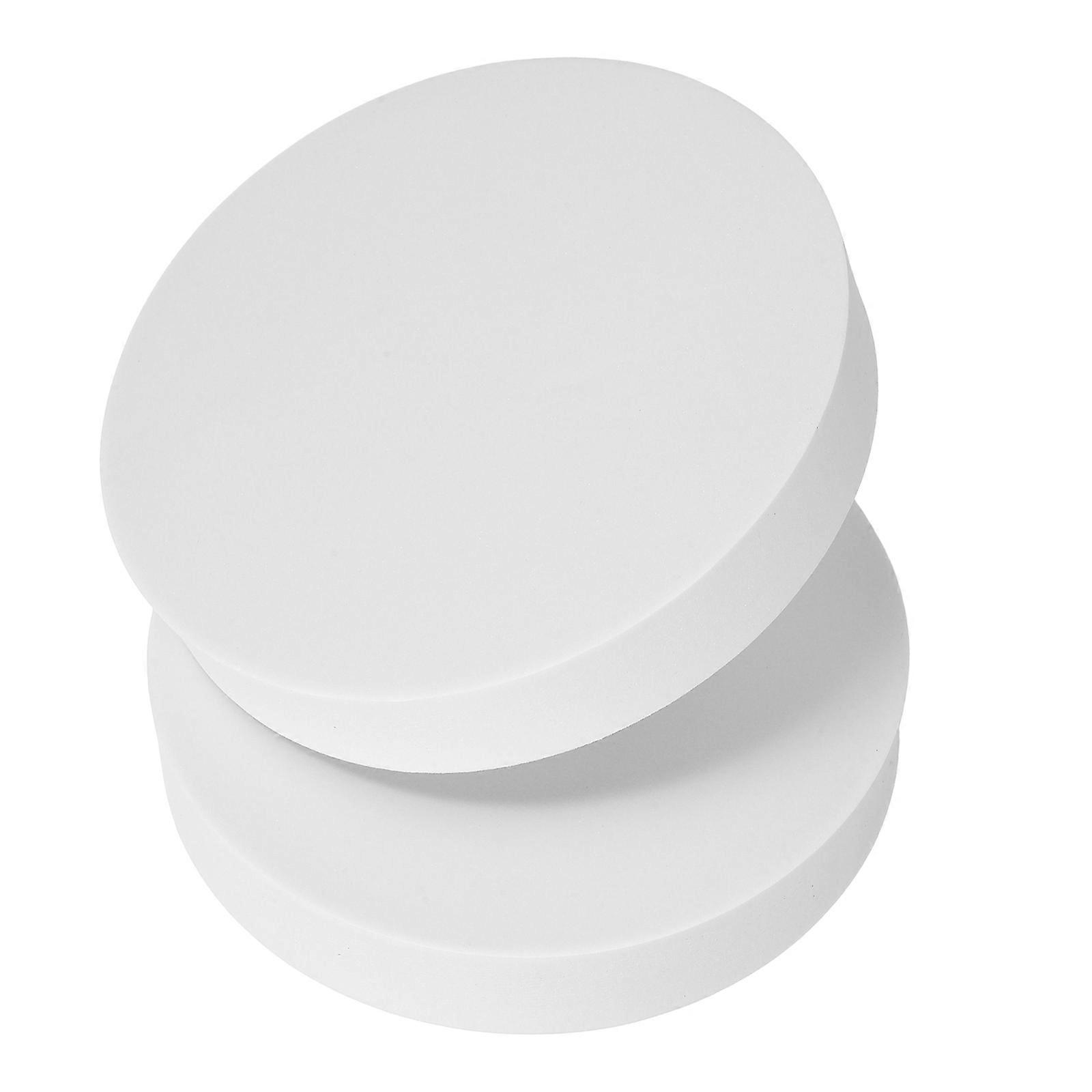 Foam Circles Round Polystyrene Board for Craft 2Pcs White Foam Circles for Painting