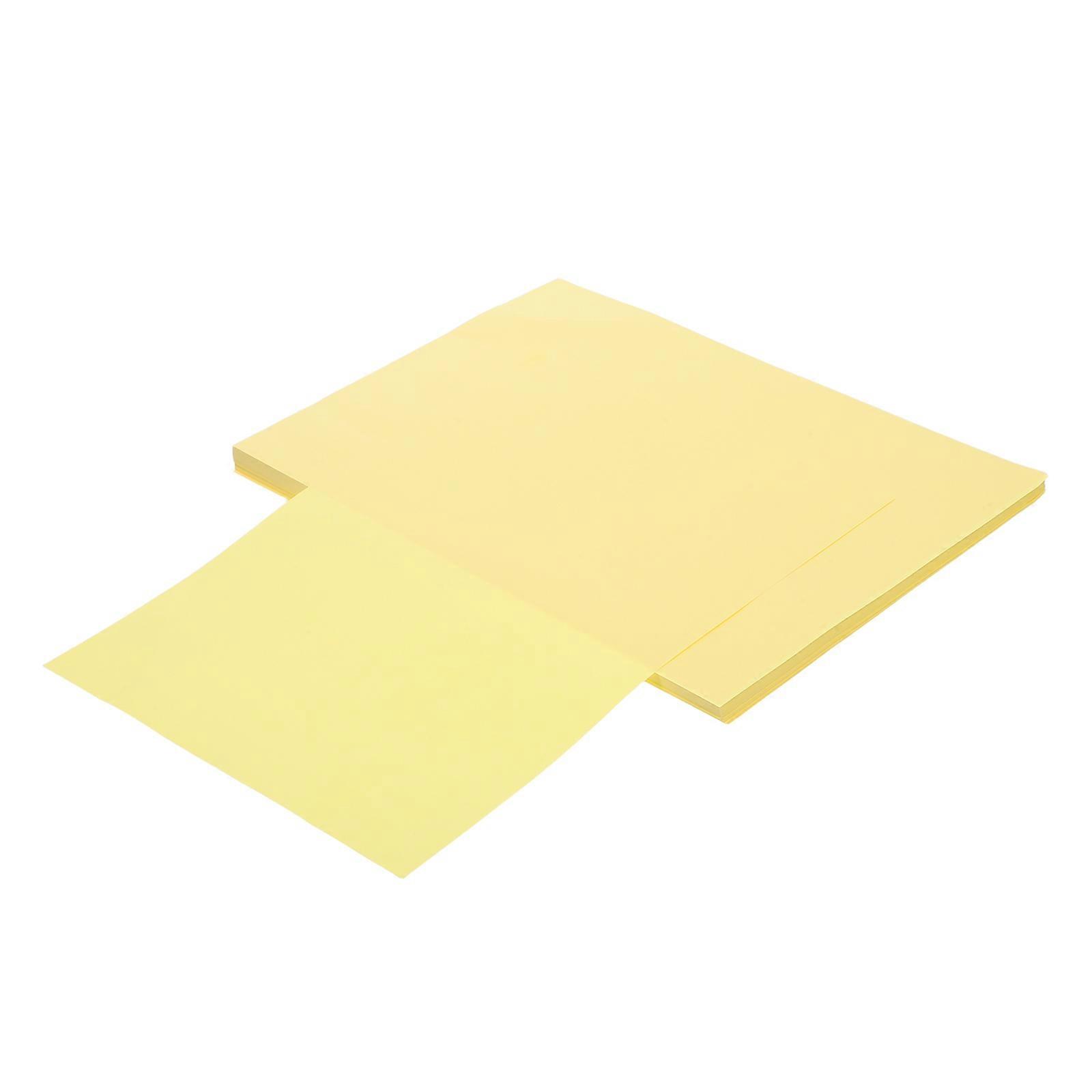 Yellow Copy Paper Colored for Office Use 200Pcs A4 Sheets Printing