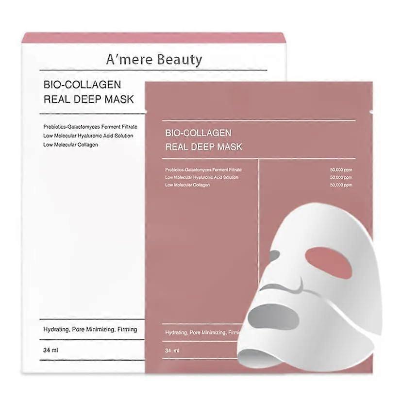 Collagen Face Mask for Deep Hydration and Pore Cleansing with Overnight Elasticity Boost Hydrogel