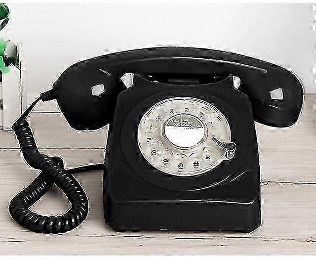 Teléfono clásico de disco para el hogar