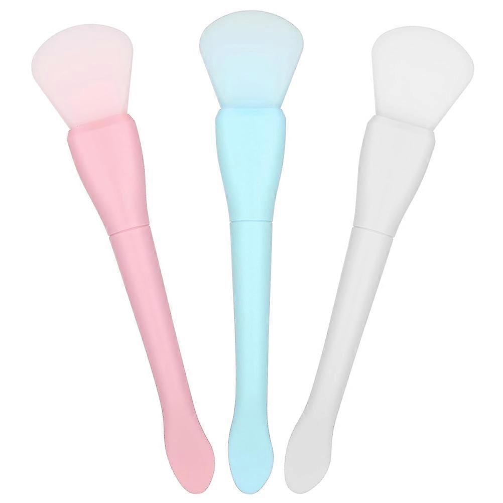 Silicone Face Mask Brush Dual Ended Applicator Tool 3Pcs for Home Use