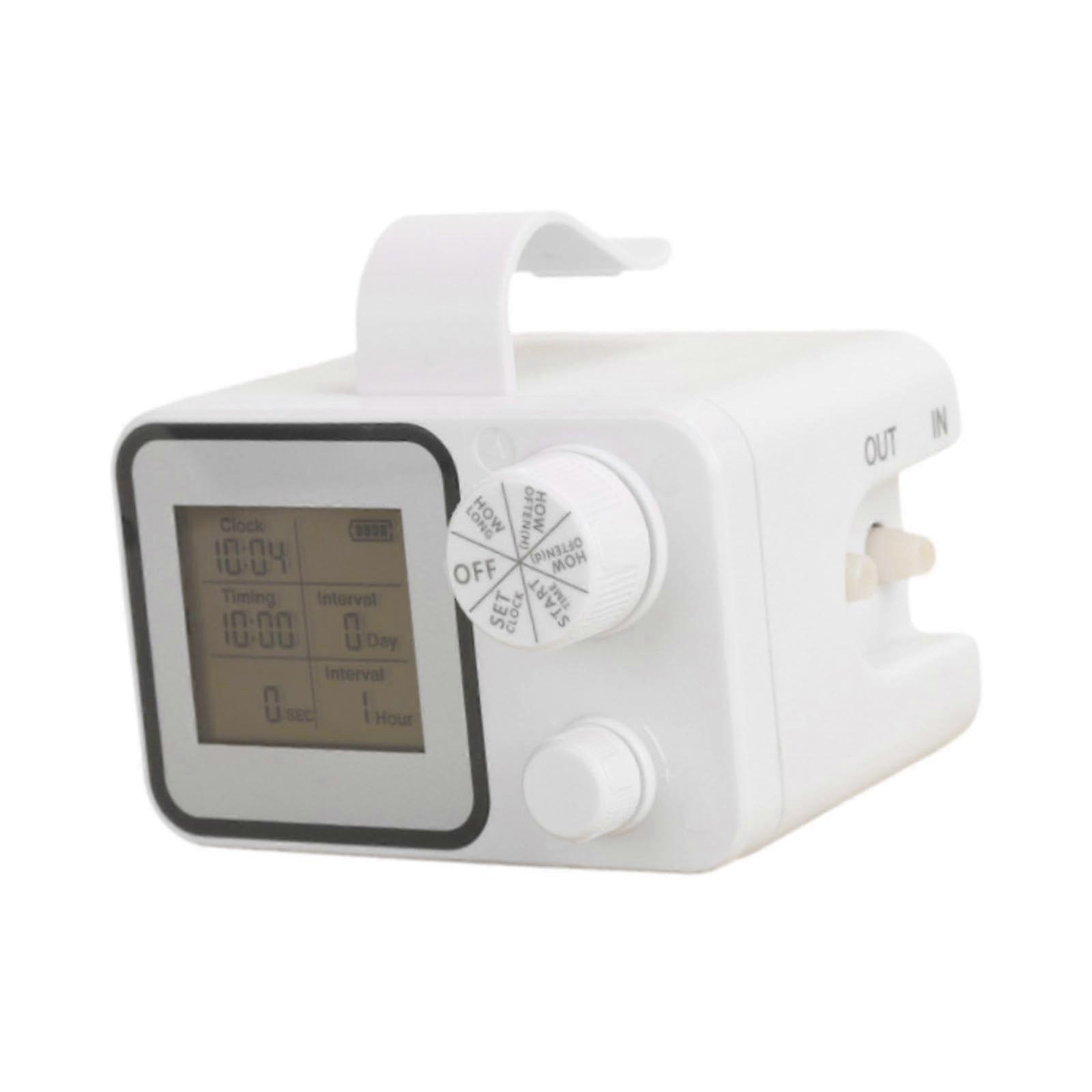 Automatic Plant Watering System with LCD Display, Programmable Water Timer and Rechargeable Battery