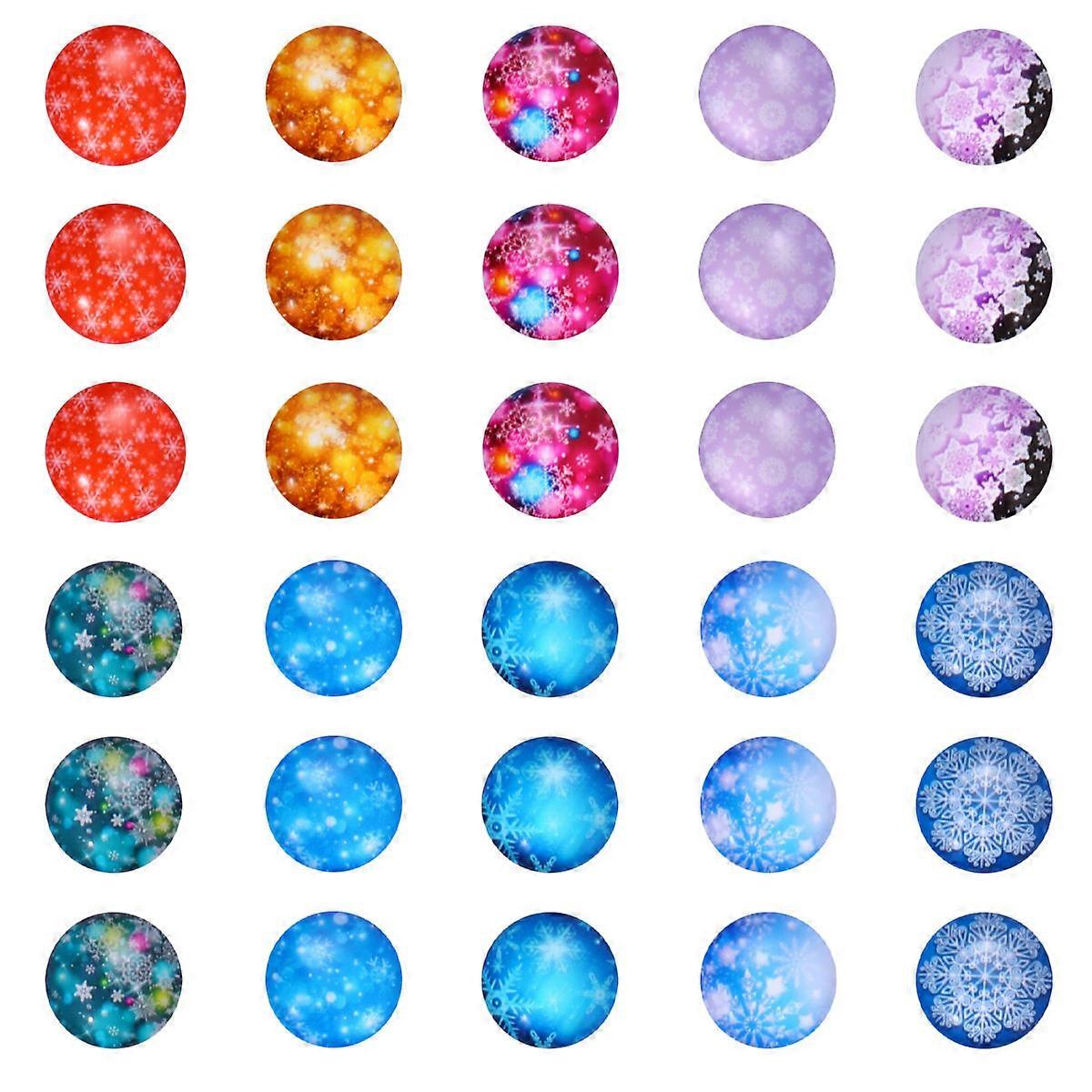 Glass Patch Sticker Christmas for Decoration 200Pcs Assorted Color Gemstone