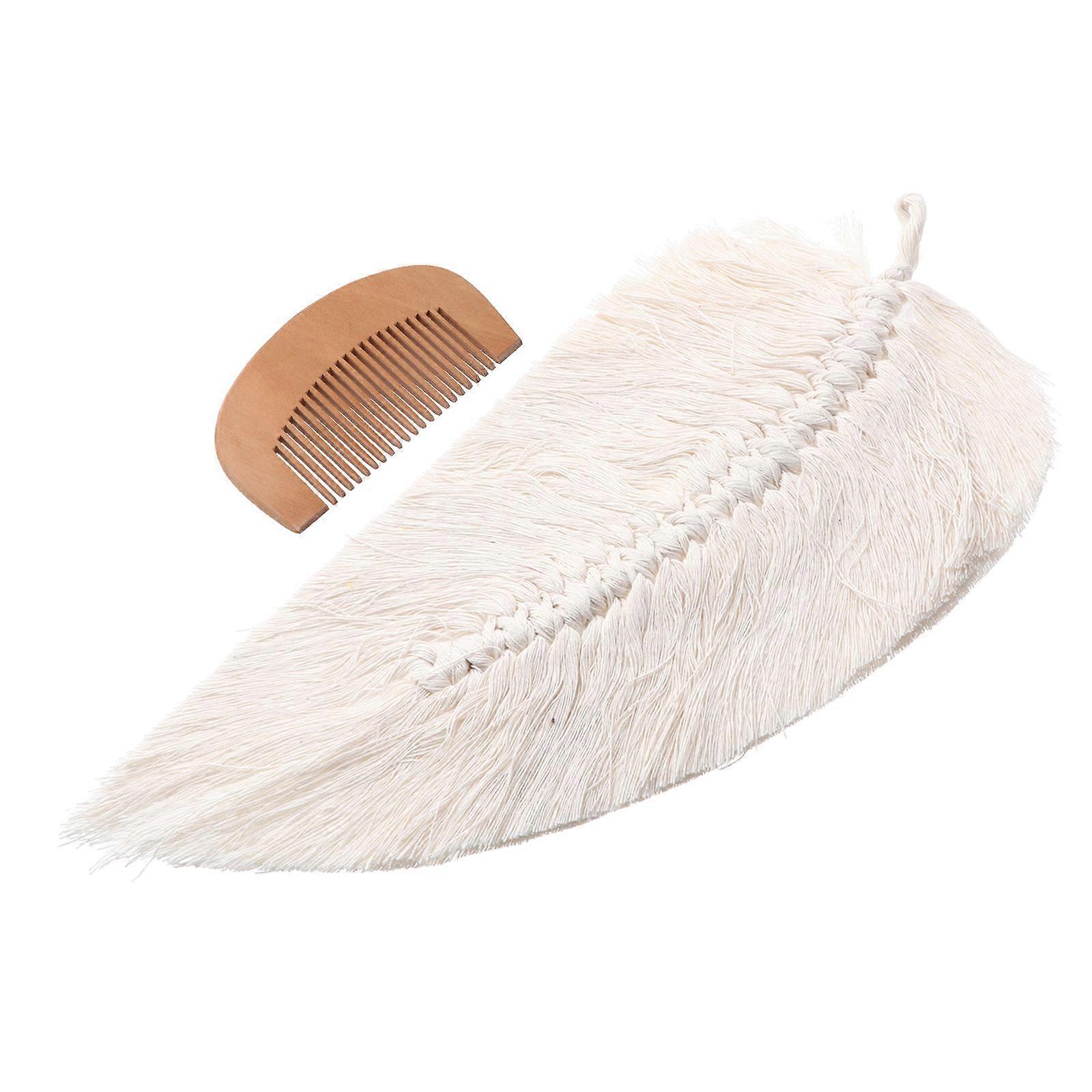 Bohemian Tree Leaf Macrame Wall Hanging for Room Decoration 1Pcs Cotton