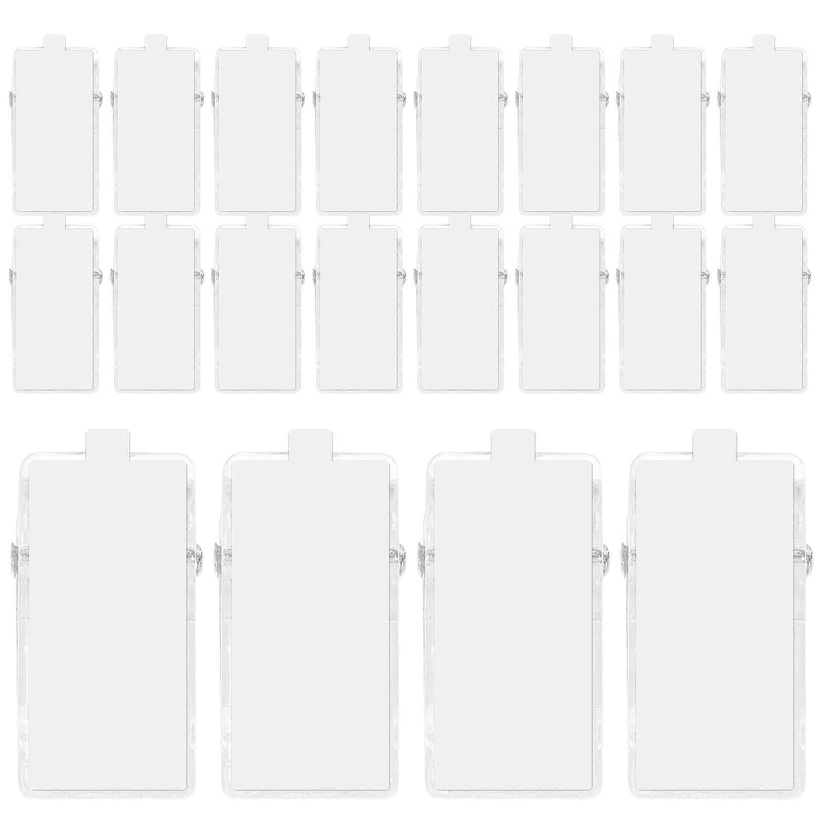 250Pcs Transparent Plastic Spring Clips for Wall Tapestry Hanging