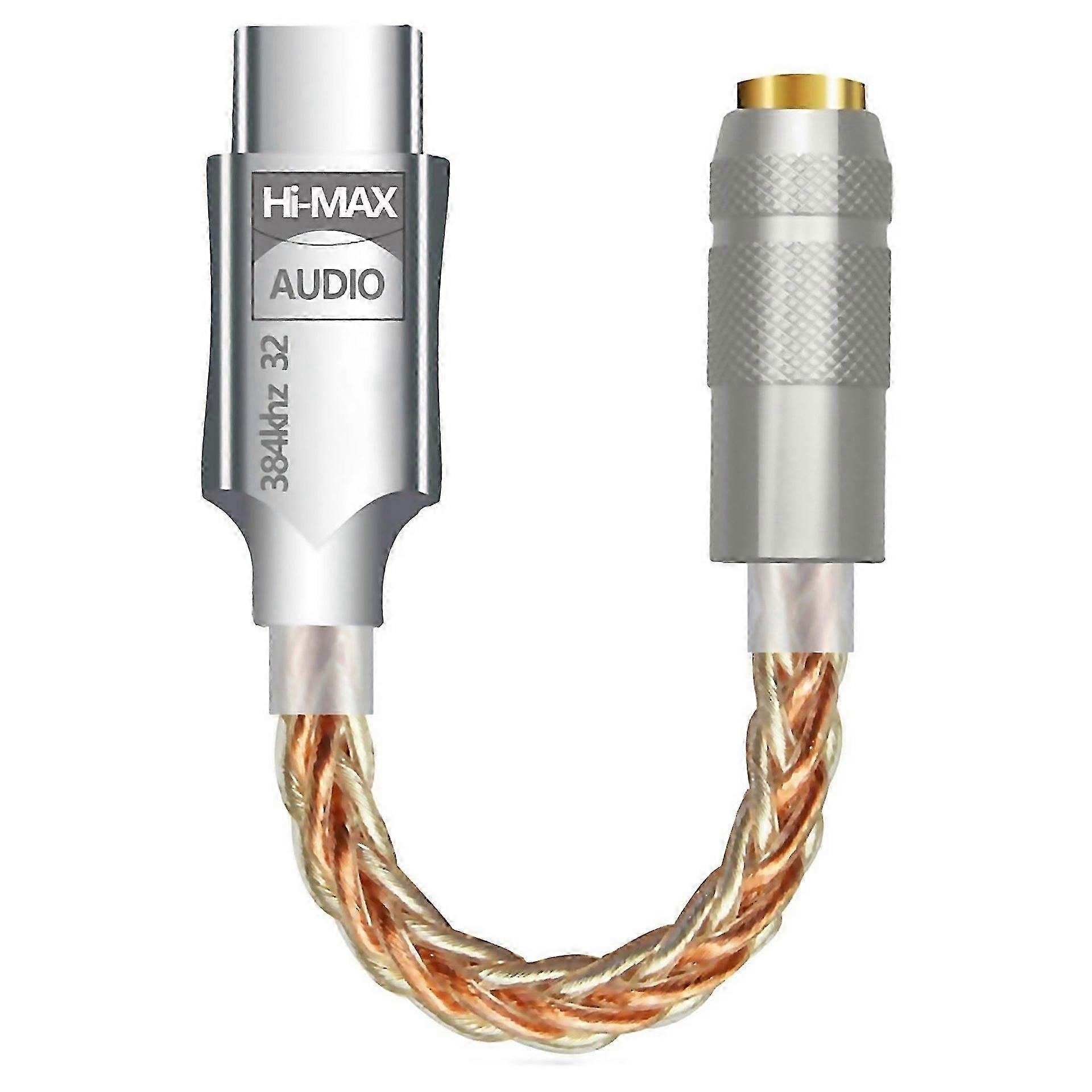 2025 For Usb C To 35mm Digital Auditory Adapter Headphone Amplifier Sound Decoding For Studio Recording A