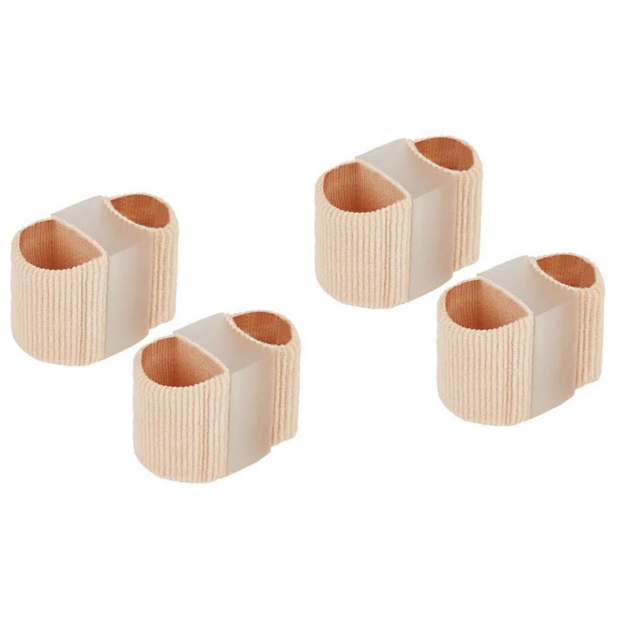 4pcs Gel Toe Separator Bunion Corrector for Foot Alignment and Overlapping Toes