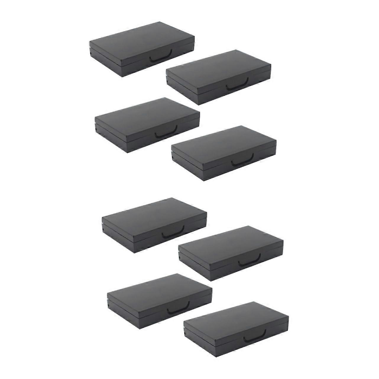 Empty Eyeshadow Palette with Mirror, Compact Travel Makeup Case for MultiColor Storage, 8pcs