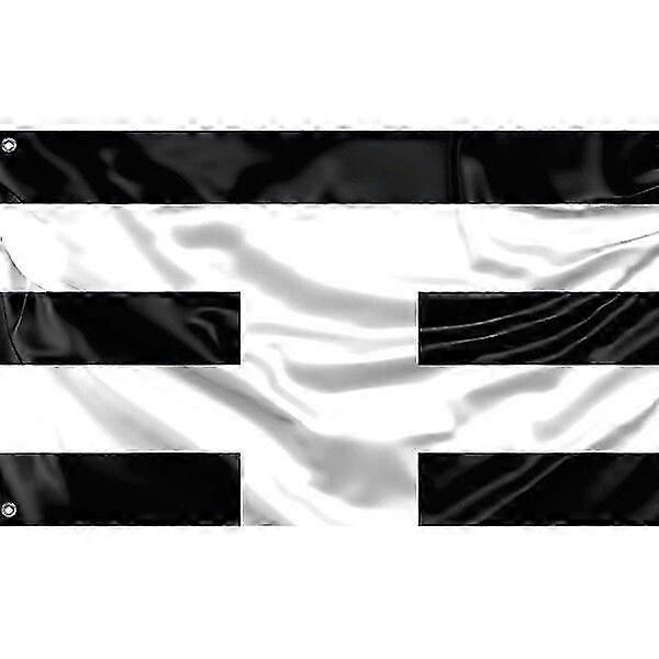 Sort og hvid flag mønster 397