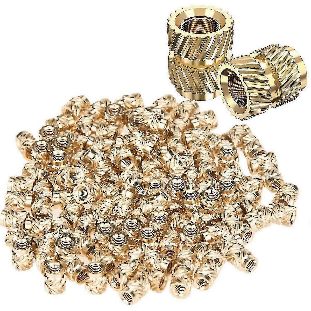 120Pcs M3X5.7 Brass Heat Set Insert Nuts for 3D Printing