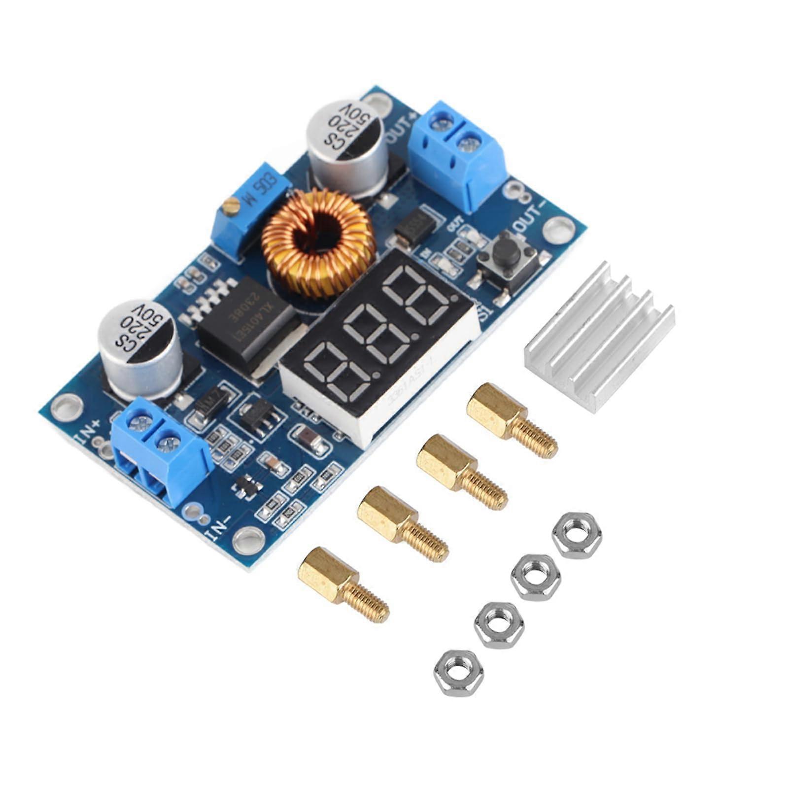 5A DCDC Step Down Converter Adjustable Voltage Regulator with Voltmeter  Power Low Ripple