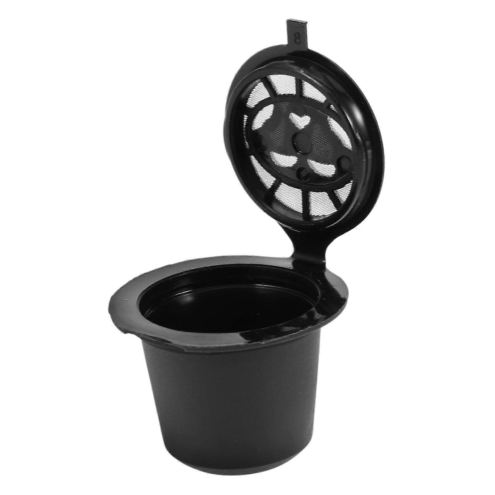 Reusable Coffee Filter for Espresso Machines Refillable Capsule Cup for Ground Coffee Easy to Clean