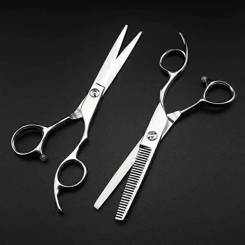 6 Inch Professional Hair Cutting Scissors Set with Precision Sharp Blades and Ergonomic Handle