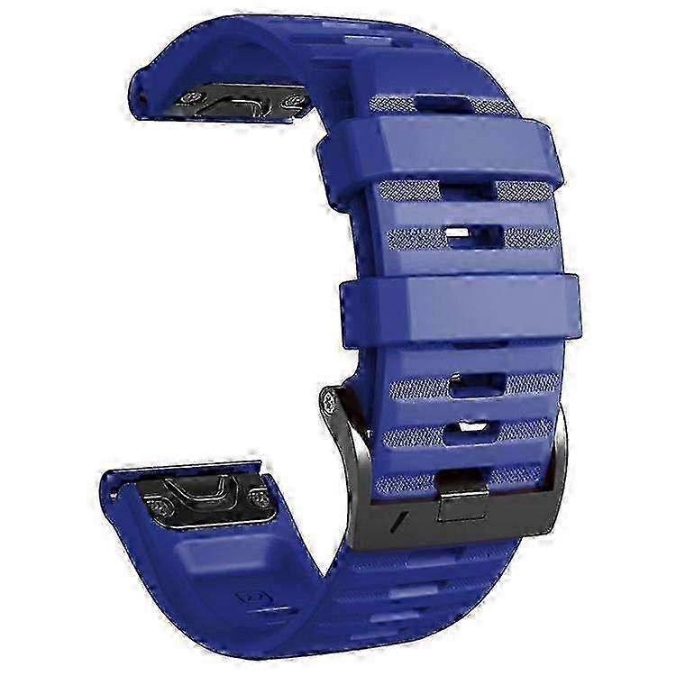 Silicone watch strap for Garmin Fenix 7X 26mm horizontal stripes