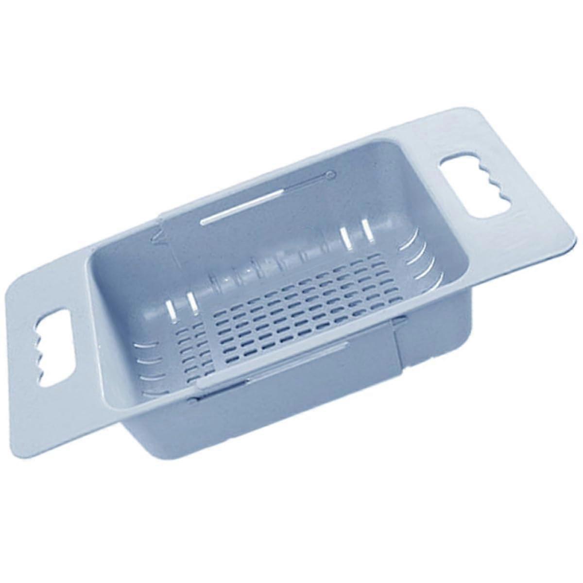 Adjustable Kitchen Sink Strainer Basket with Fast Drain Design, Extendable Colander for Washing Produce