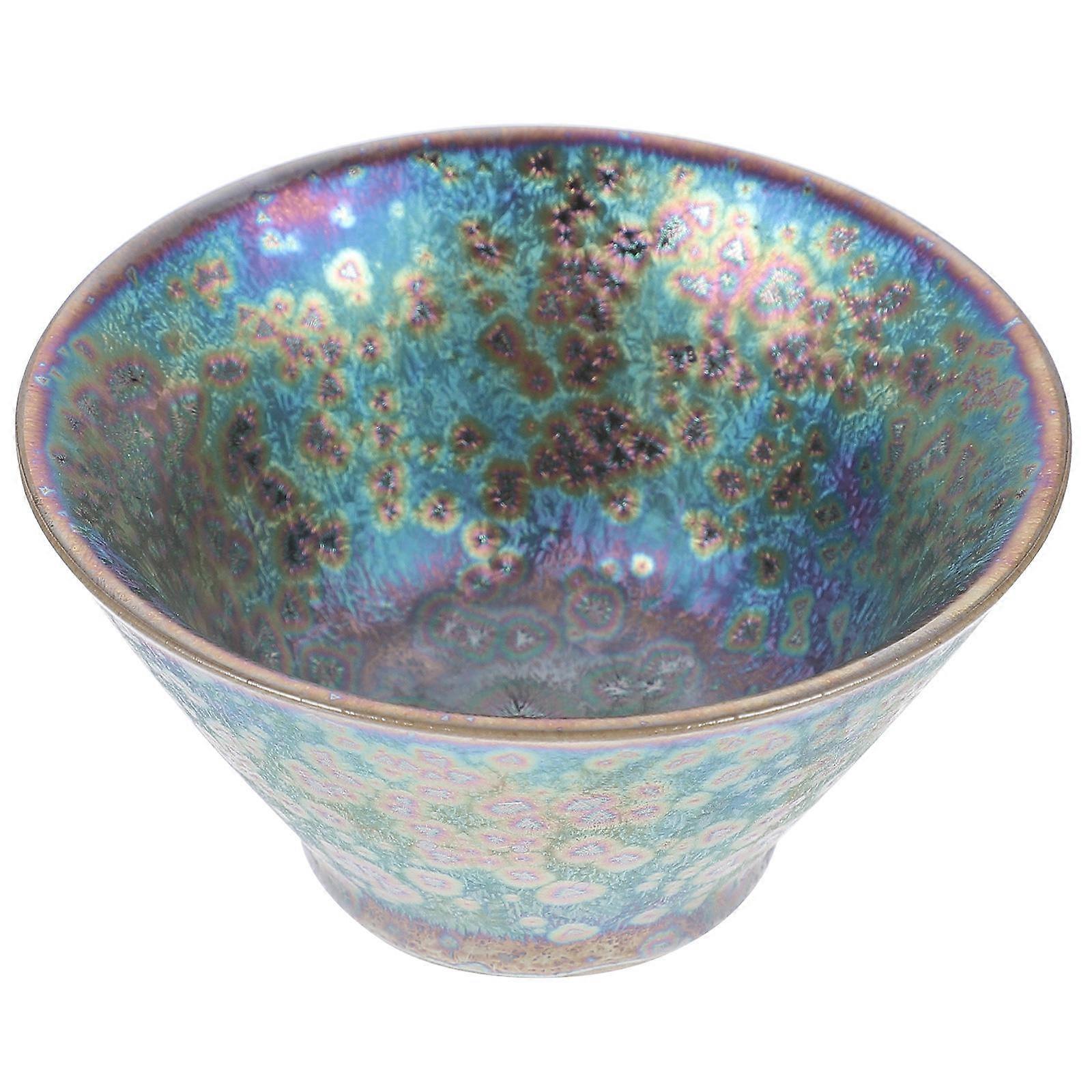 Ceramic Tea Bowl Tea Drinking Conical Shape Elegant Design For Restaurants 1Pcs