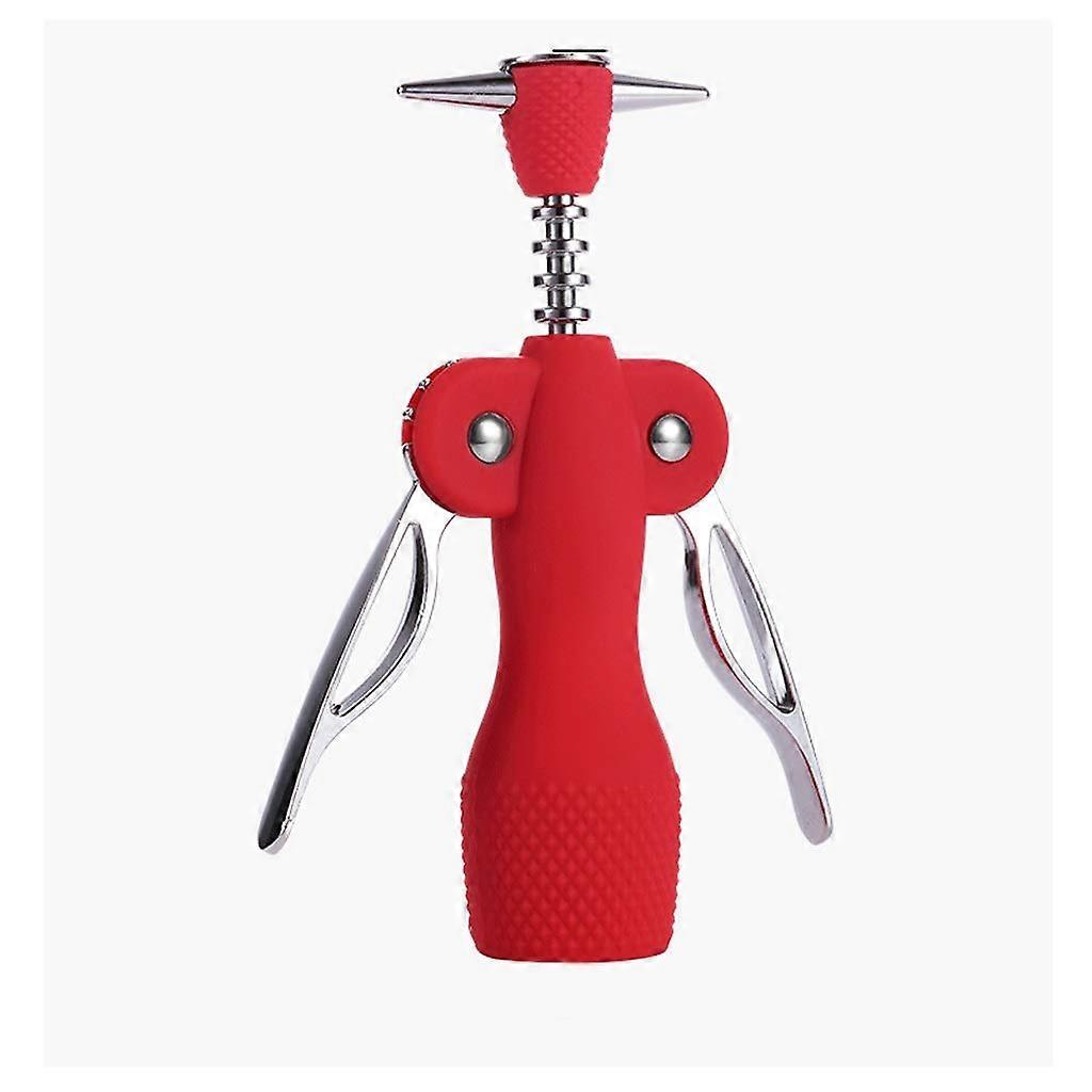 Wine Opener Corkscrew with Ergonomic Winged Design for Effortless Cork Removal, Compact Size