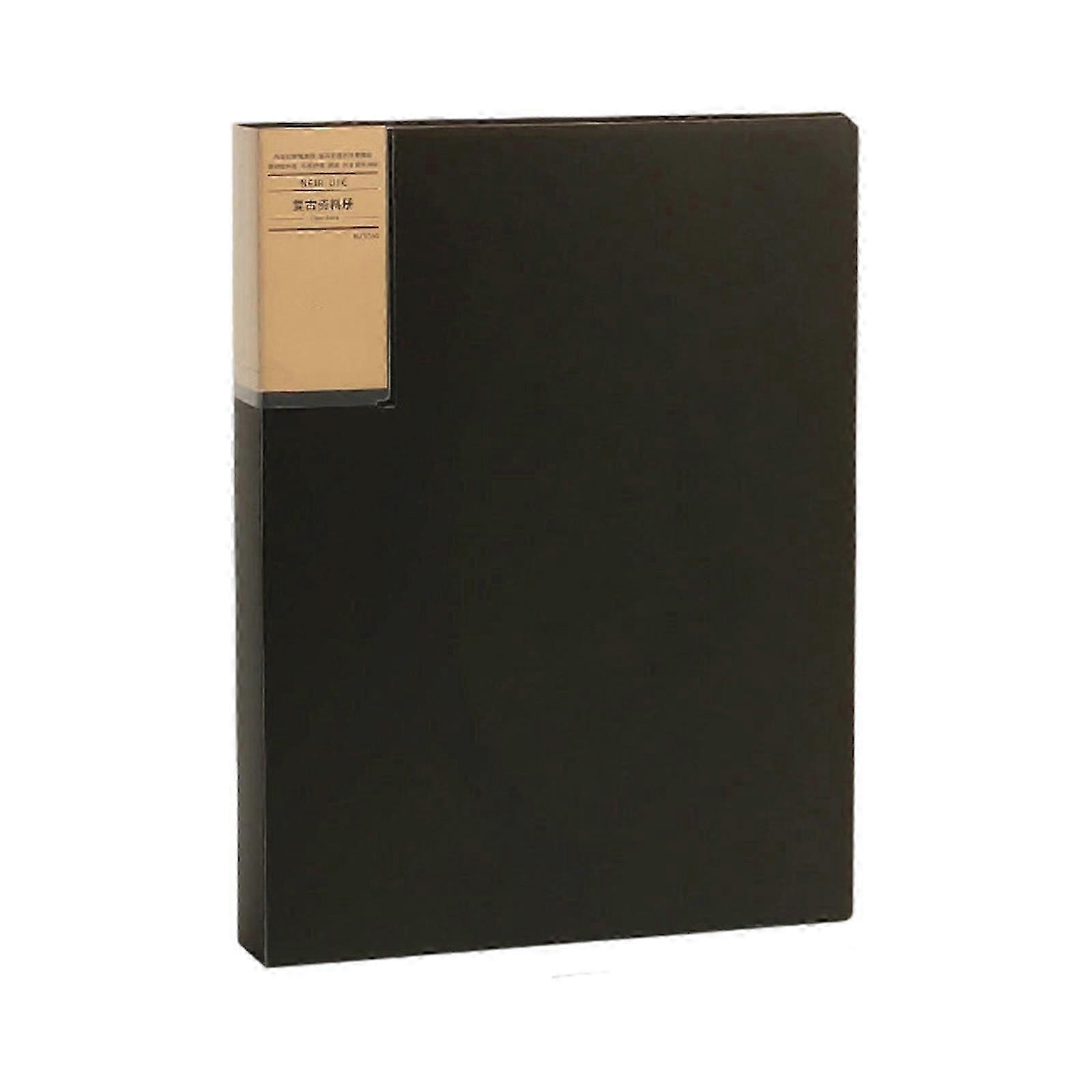 60/80/100 Pocket Document Display Folder Letter Size Display Book Water Resistant Documents Organise
