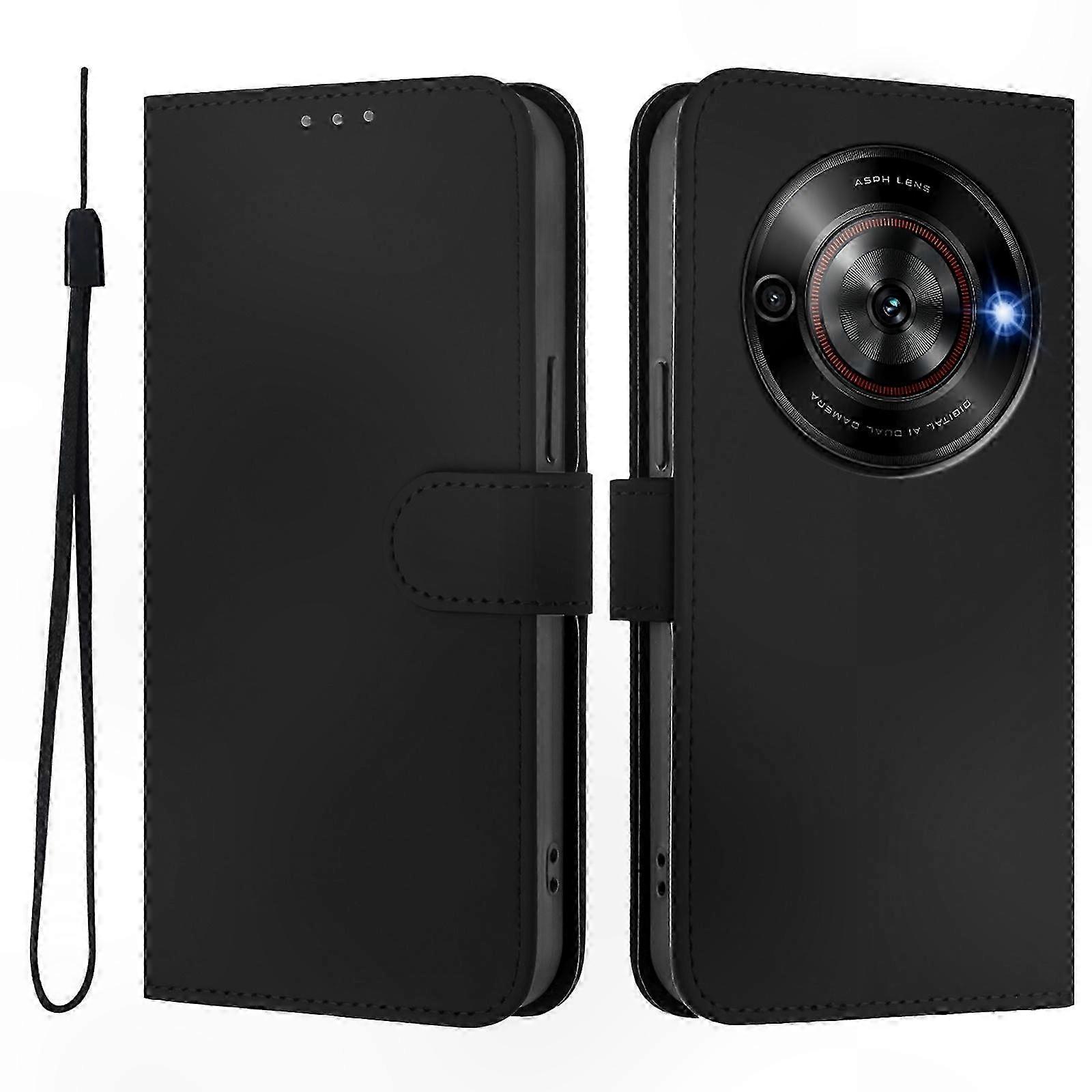 Solid Color PU Case for 5G Smartphones