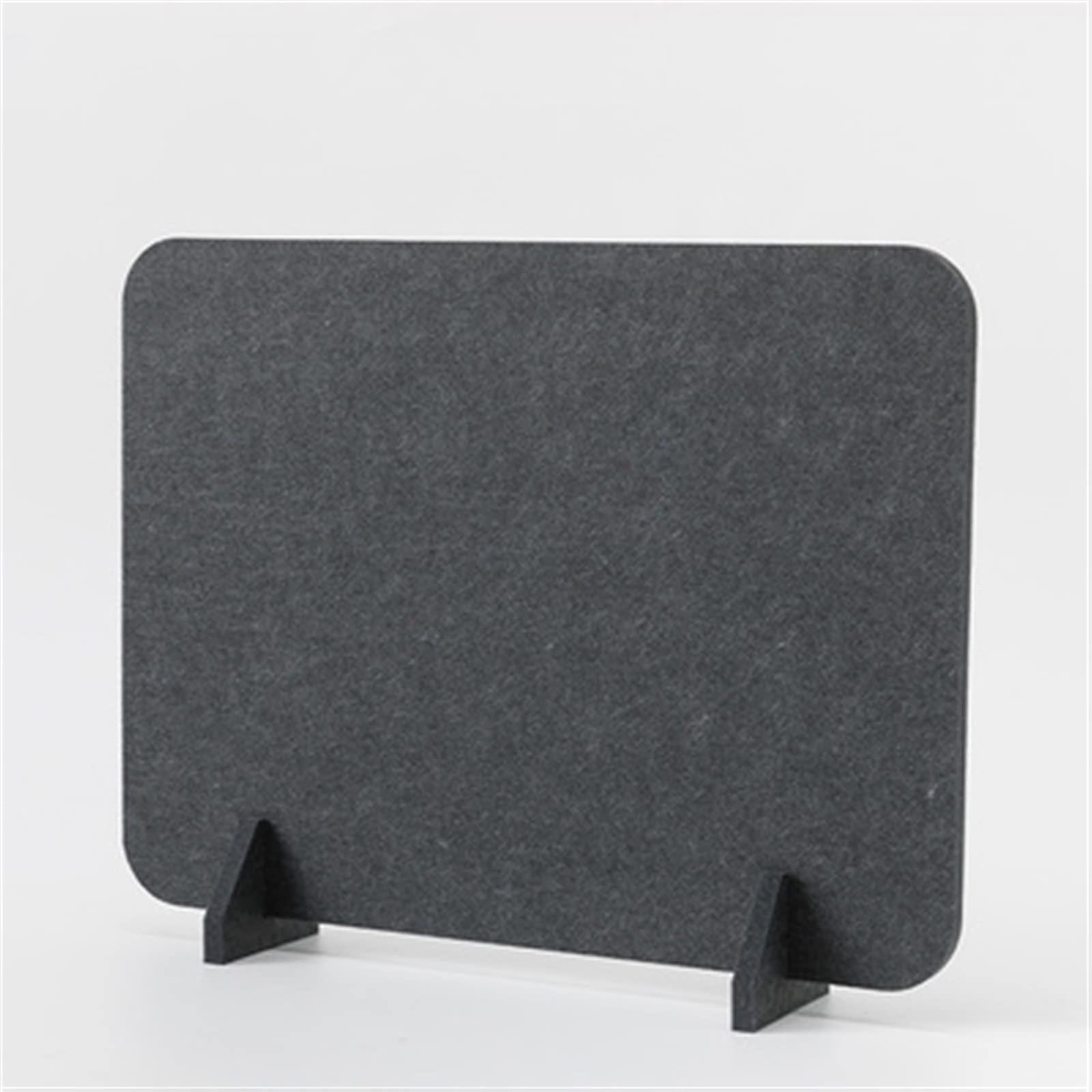 Felt Desk Divider 40x40cm Deep Coffee Acoustic Panel for Office and Study Noise Reducing Foldable Privacy Screen