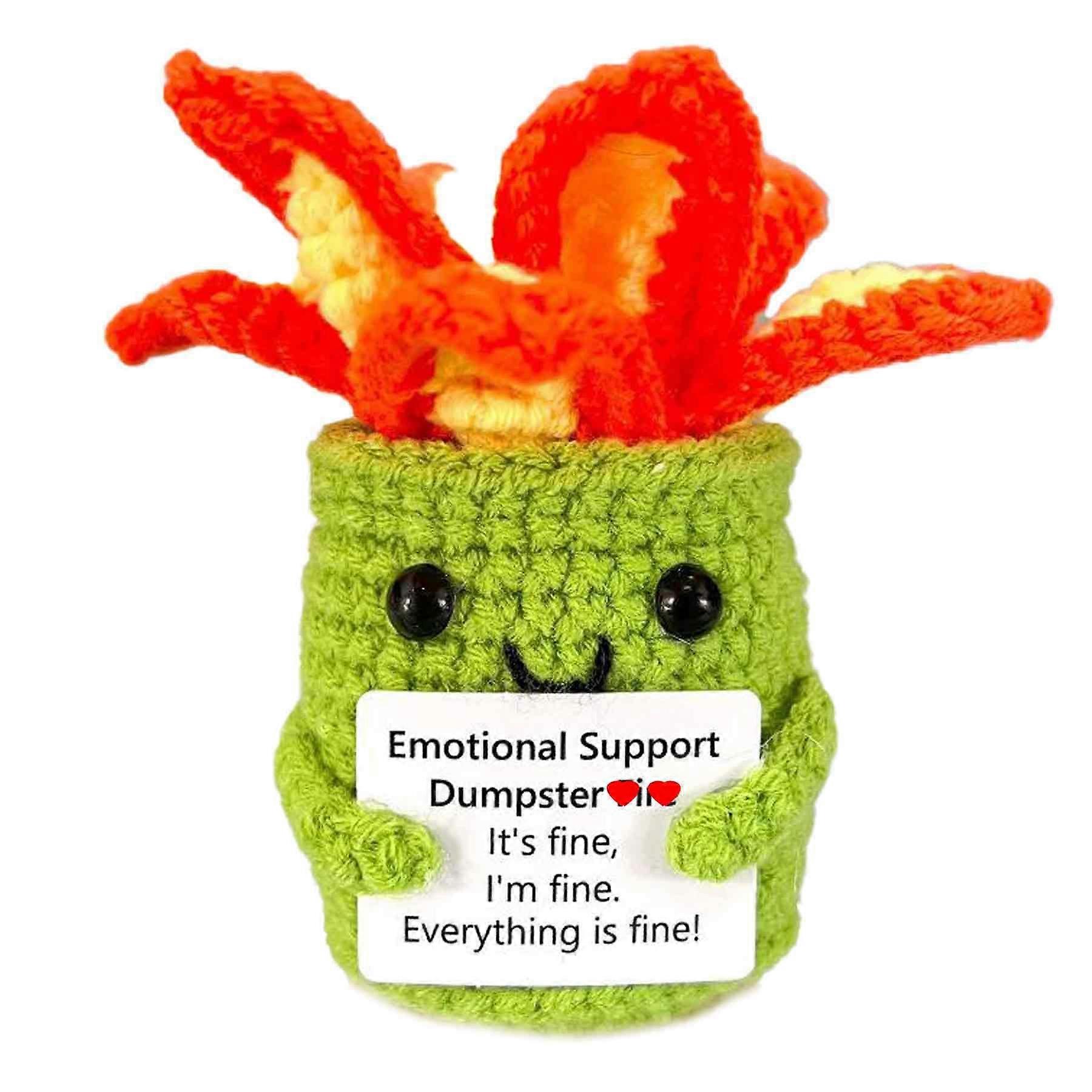 Green DumpsterThemed Desk Organizer with MultiCompartment Storage Funny Office Accessory Gift