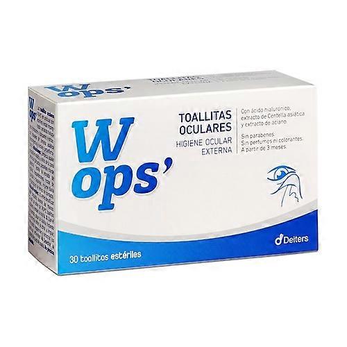 Wops eye wipes 30 units