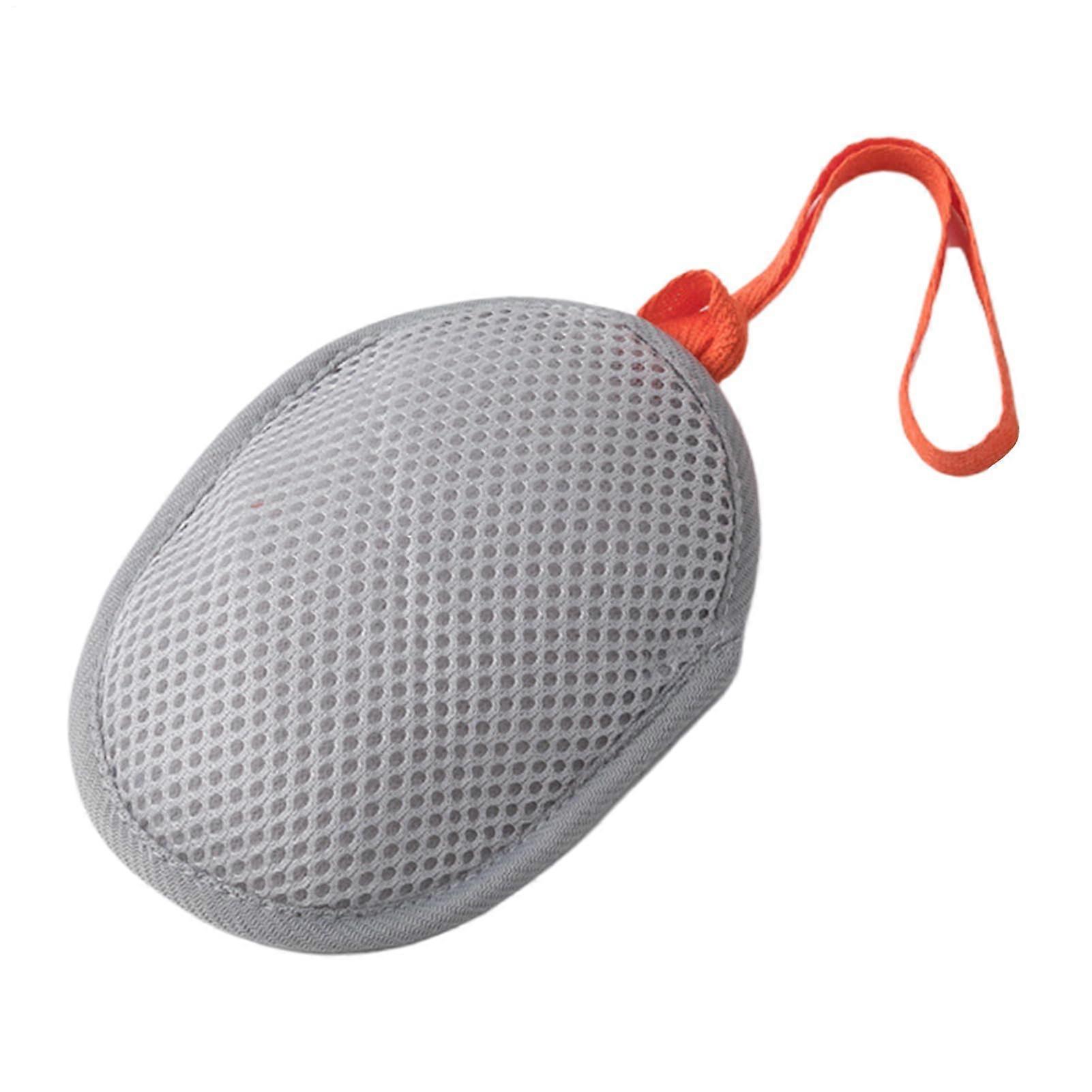 Soap Saver Bag with Drawstring, Nylon Mesh Exfoliating Pouch for Shower, Quick Foaming Design