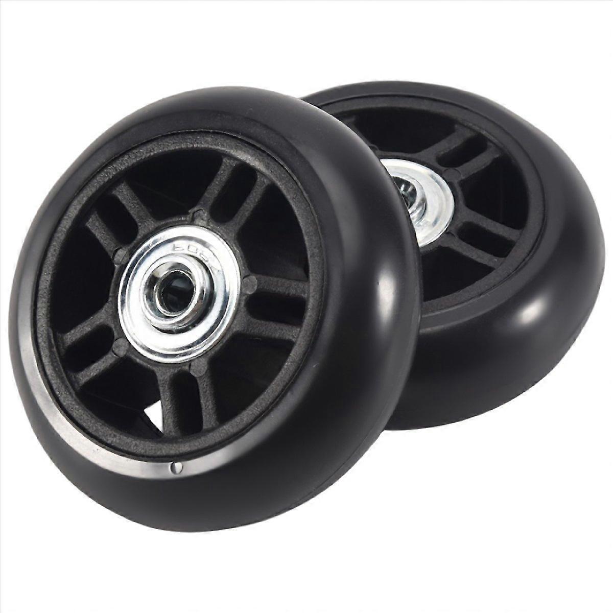 1 Pair Universal Swivel Luggage Suitcase Wheel Replacement Caster