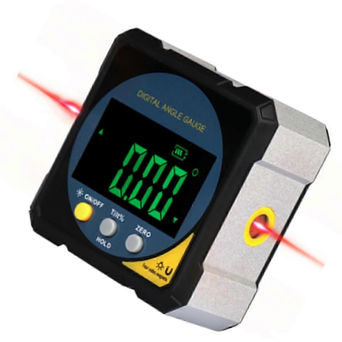 Digital Laser Protractor Inclinometer Laser Inclinometer Level Angle Finder Goniometer Magnet Tilt M