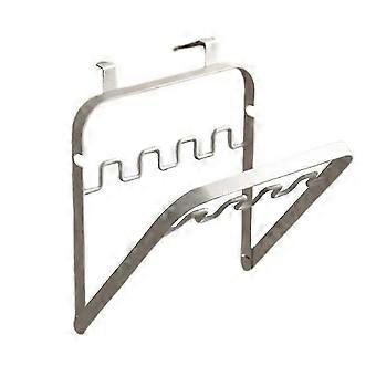 Trash Bag Holder Hangable Bracket for Garbage Pouch Metal Garbage Pouch Holder for Kitchen Doors Fol