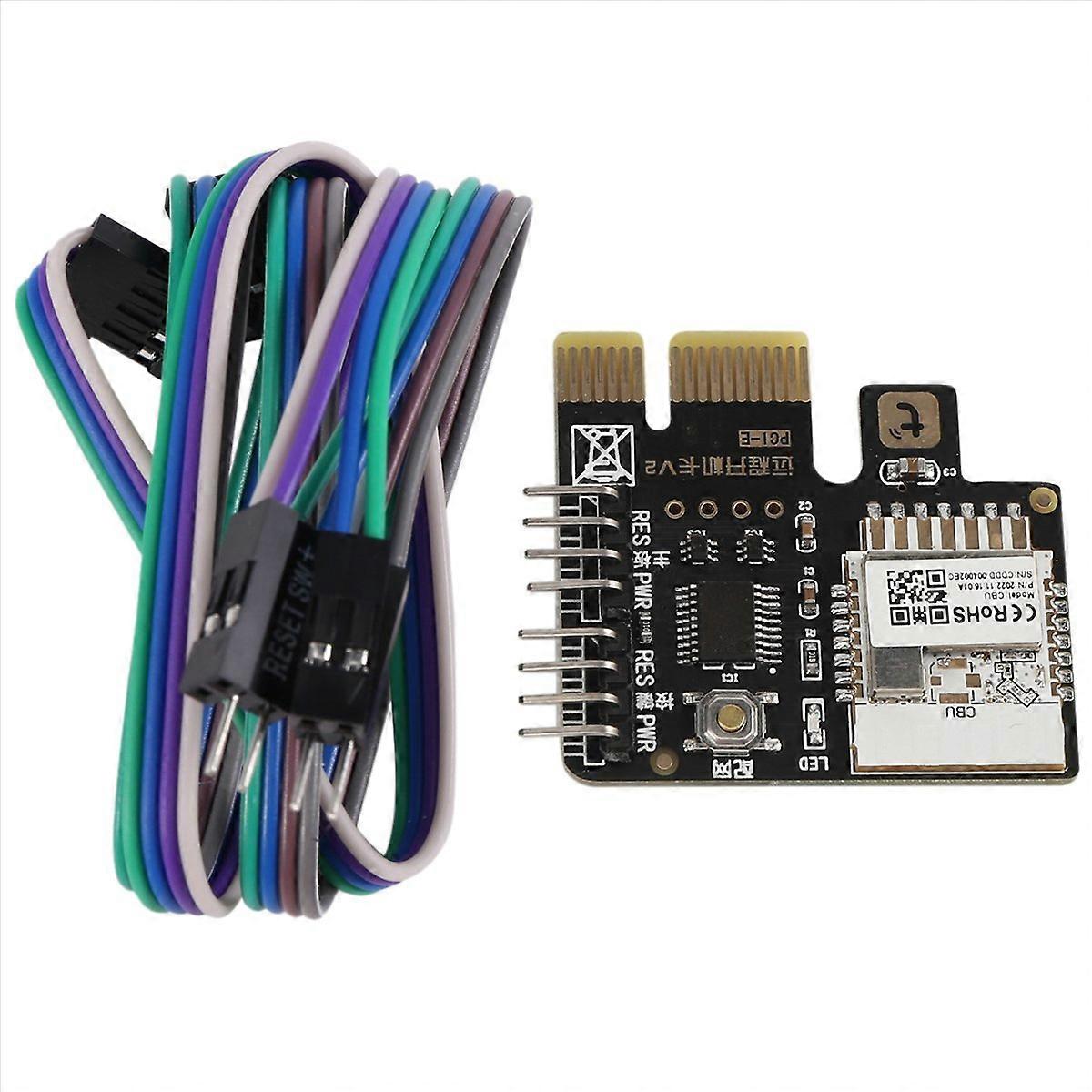 Tuya Wifi Computer Power Reset Switch PCIe Card for PC Computer,APP Remote Control,Support Home