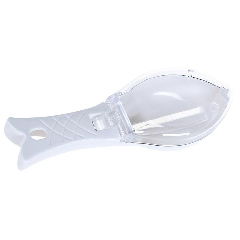 Fish Planing Manual Brushing Tool for Scraping Fish Scales White
