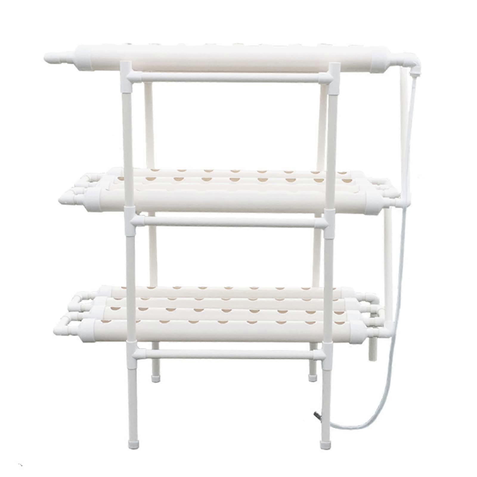 Hydroponic Growing System 3 Layer 108 Holes Pipe Style Soilless Kit with Pump and Controller