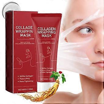 Overnight Collagen Face Mask for Dry Skin Hydrating AntiWrinkle Lifting Pore Tightening 1PC