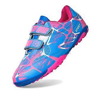 Fußballschuhe für Kleinkinder, Fußballschuhe für Jungen und Mädchen, Outdoor-Schuhe, Unisex-Sportschuhe, Größe 34, Rosa