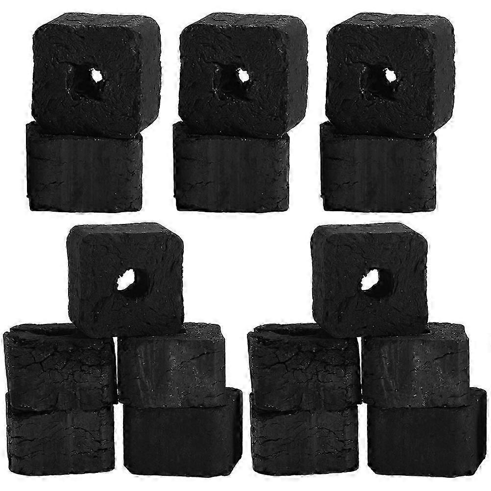 Bambu träkol eldkol för grillning och camping 2st 1 påse