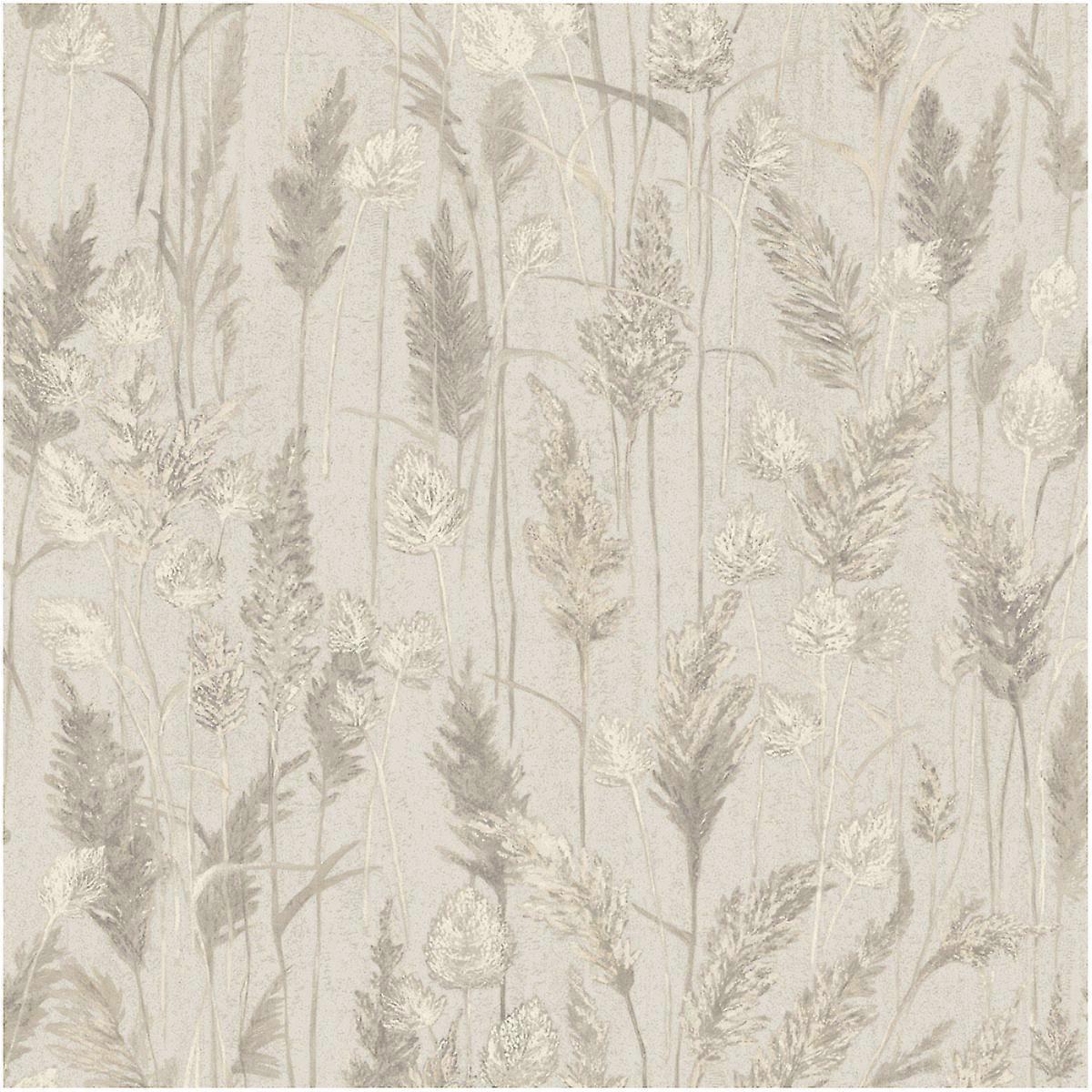 Neutral Meadow Grasses Wallpaper