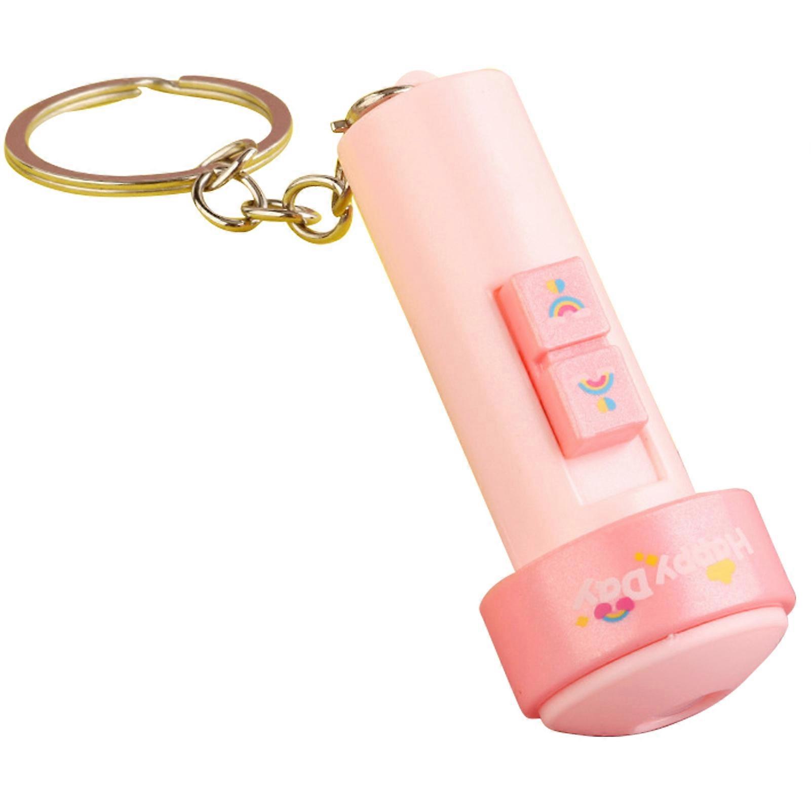 Cute Cat Toy Flashlight - Mini Keychain Light for Pets - for School & Backpack - Durable Plastic