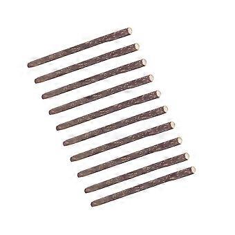 Kattkindspinne för katt, munrengöring, naturlig trä, 1-pack