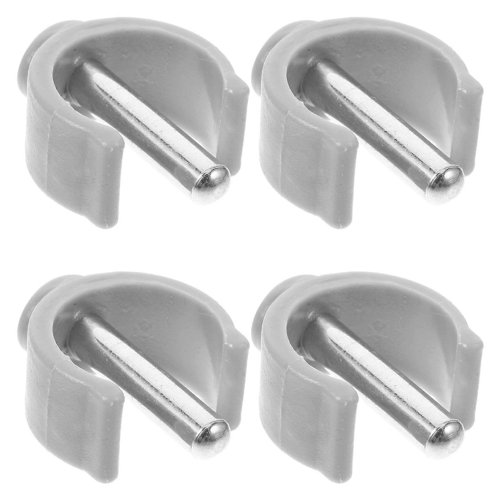 Walker Crutch C Shape Clips Replacement for Walking Stick 4Pcs Set