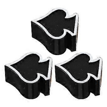 Cycling Wheel Valves Caps 3Pcs ABS Tire Protecting Caps for Bikes
