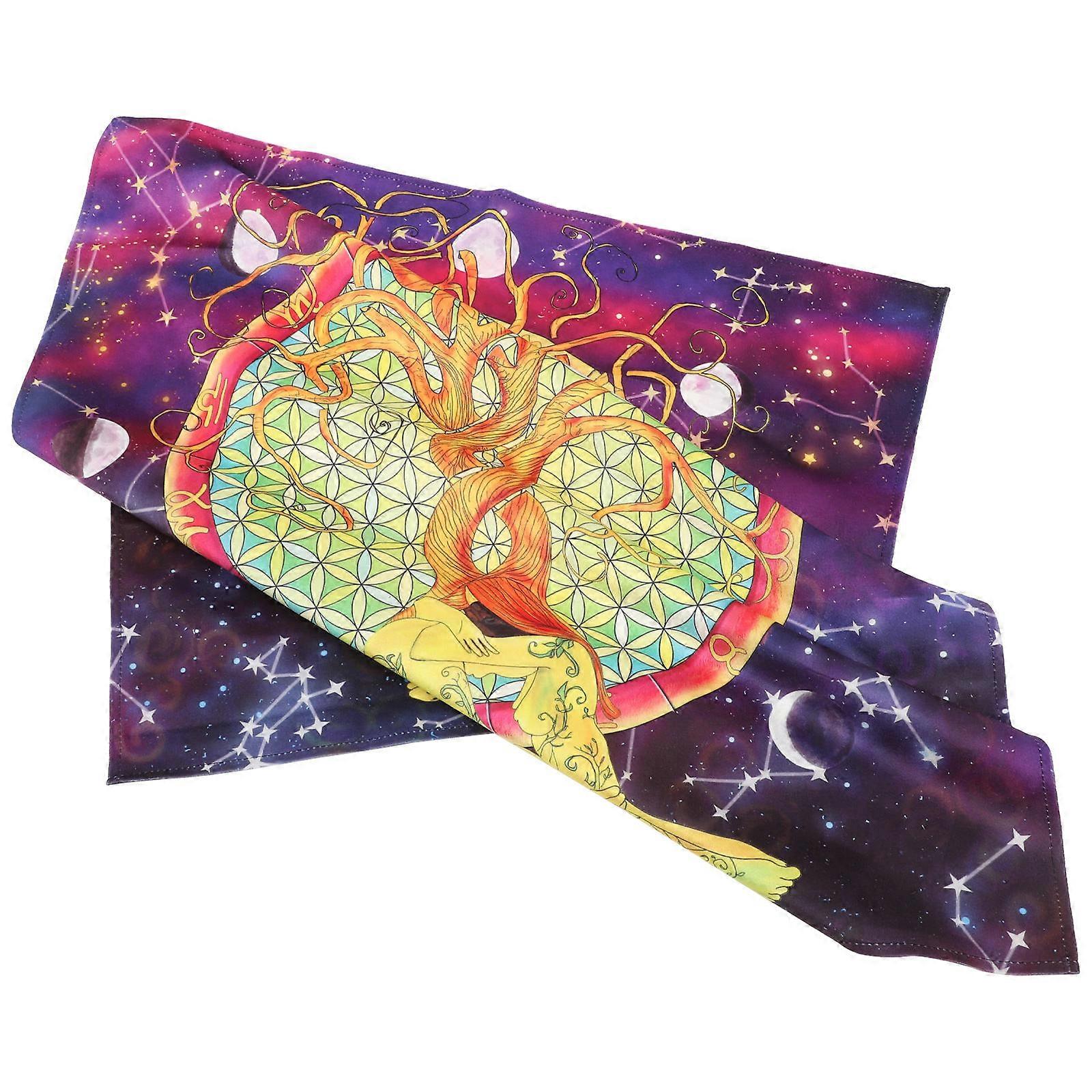 Multi Celestial Deck Cloth Decorative Table Cover for Decor
