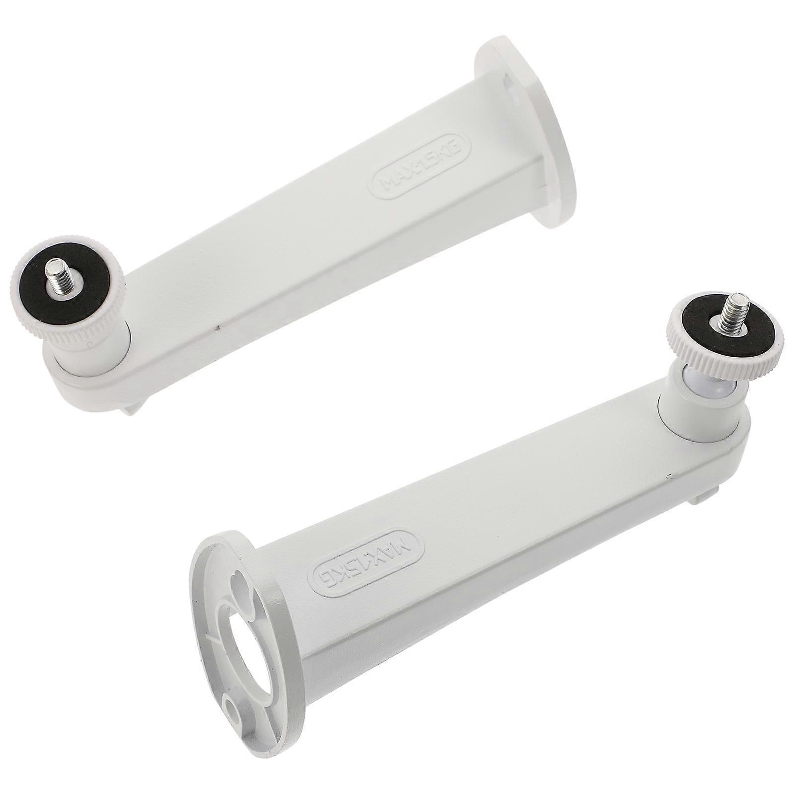 Security Camera Mount Bracket for Adjustable Wall Mount 1Set White Aluminum